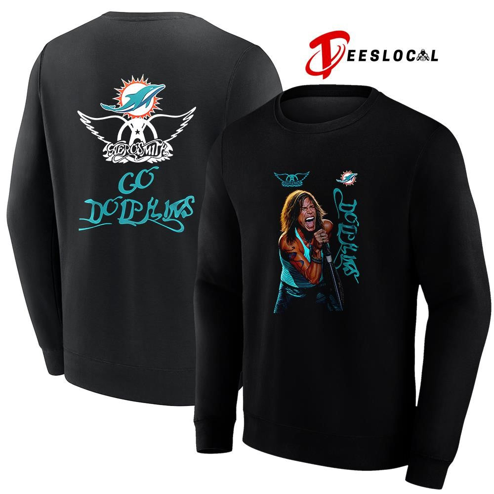 Miami Dolphins x Aerosmith graphic shirt