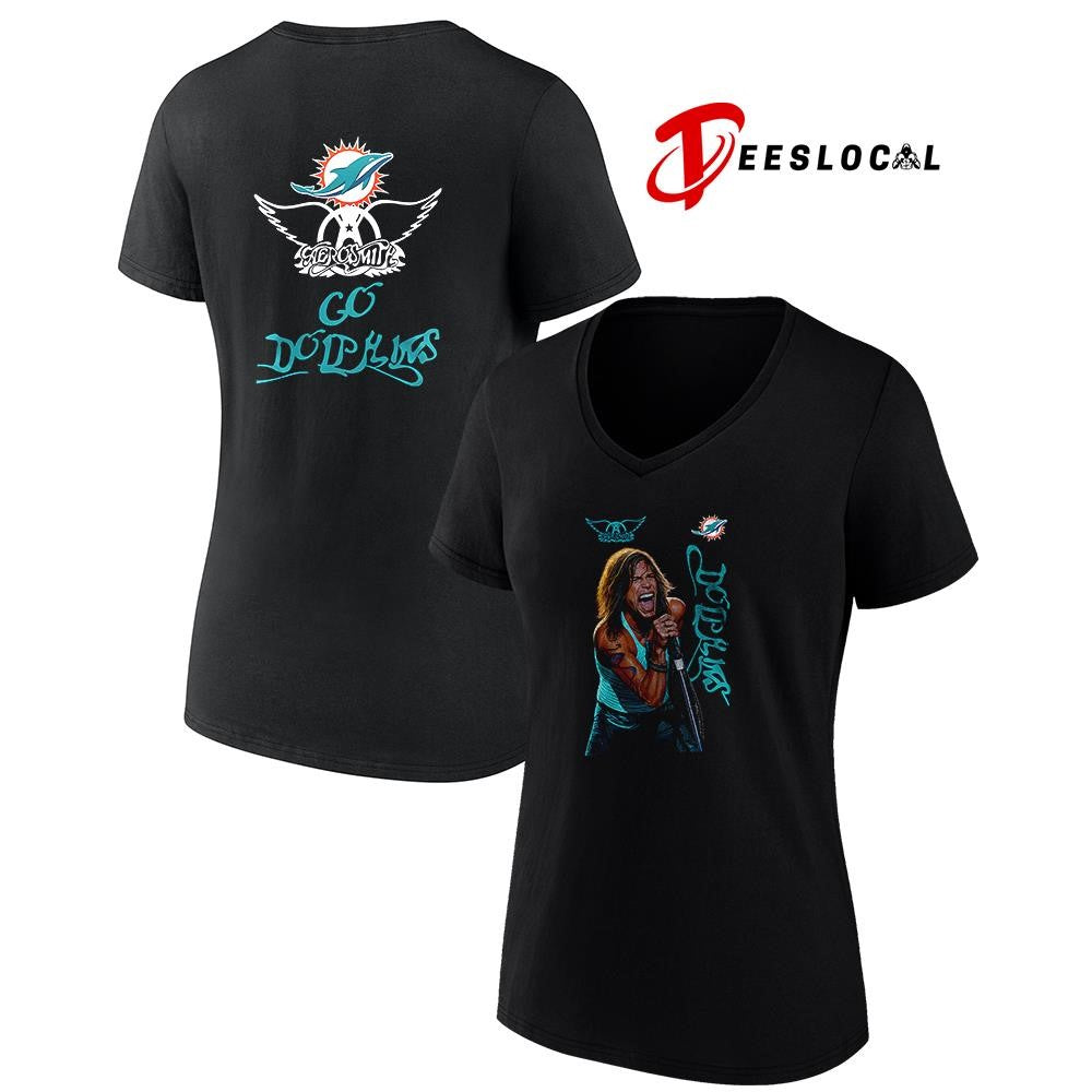 Miami Dolphins x Aerosmith graphic shirt