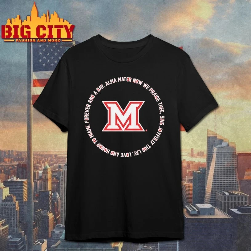 Miami OH RedHawks Fight Song Lyrics T-shirt