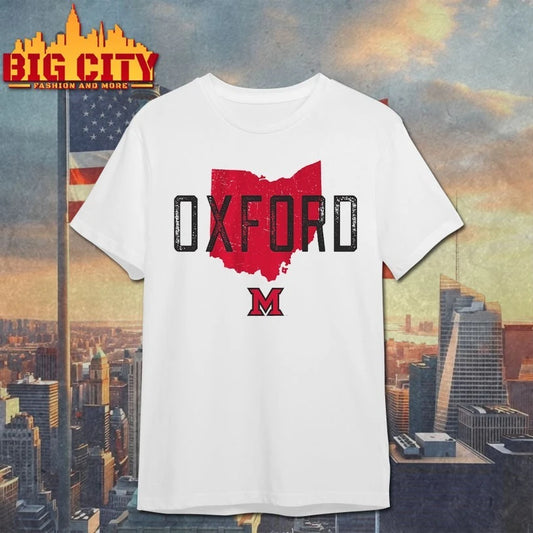 Miami OH RedHawks Oxford Hometown T-shirt