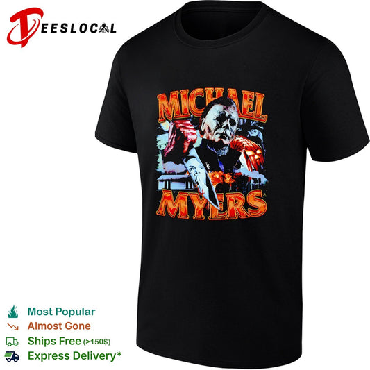 Michael Myers horror collage shirt