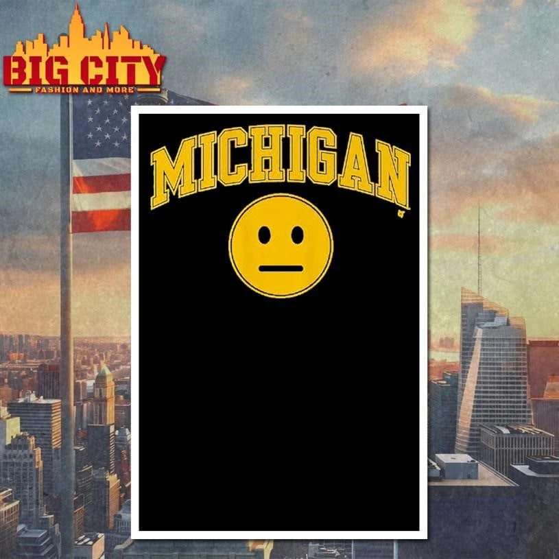 Michigan Basketball Blank Expression Shirt