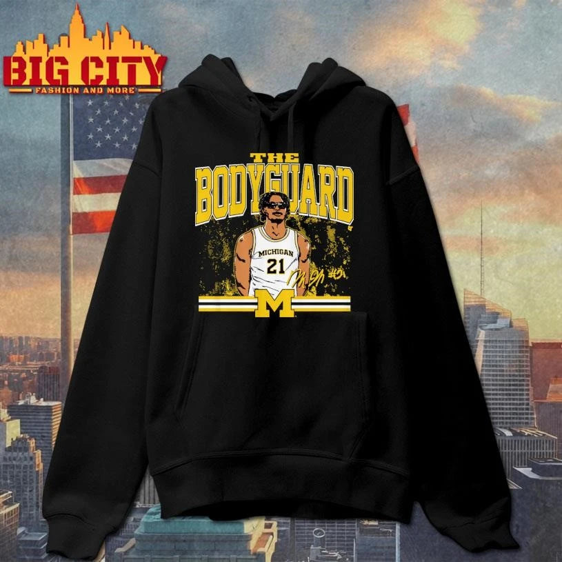 Michigan Basketball Morez Johnson Jr. The Bodyguard Signature Shirt