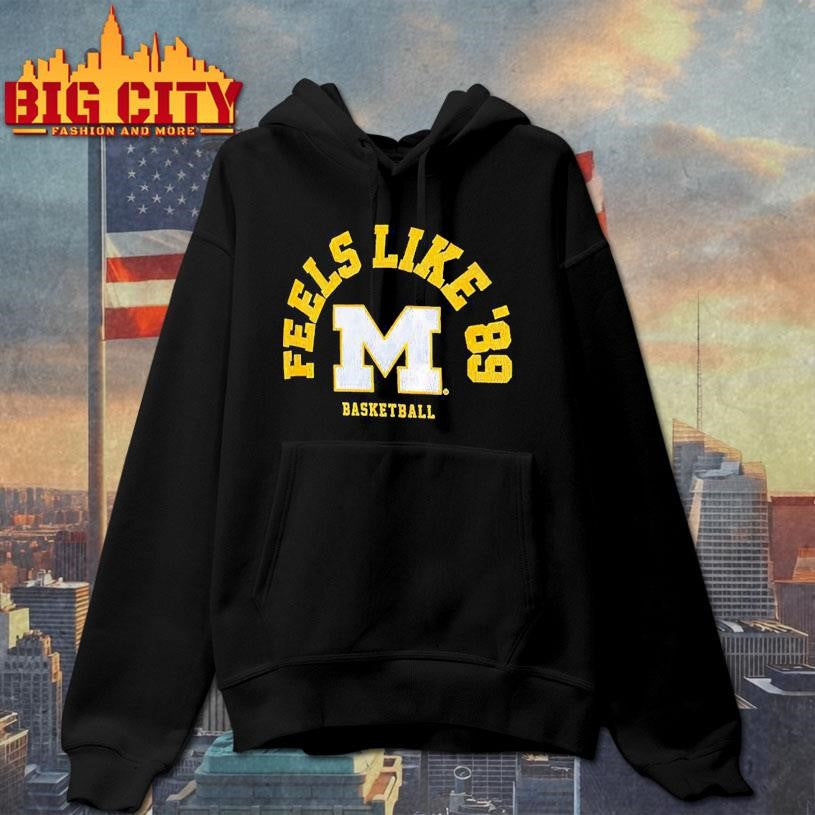 Michigan Wolverines men’s basketball Feels Like ’89 logo retro Shirt