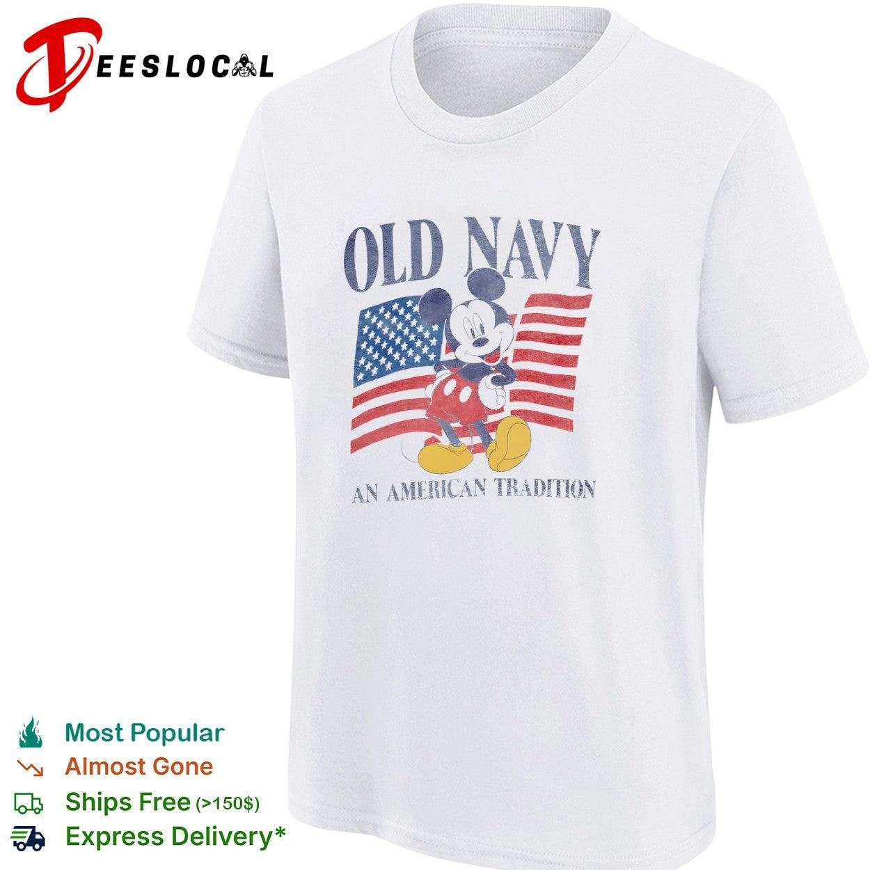 Mickey Mouse Old Navy An American Tradition Disney Character shirt