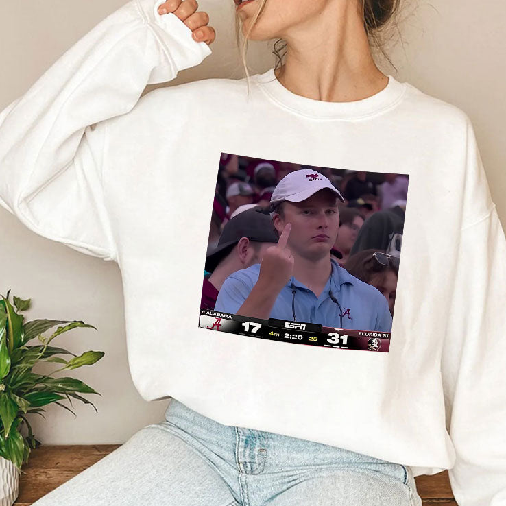 Middle Finger Alabama Fan Viral Meme T Shirt
