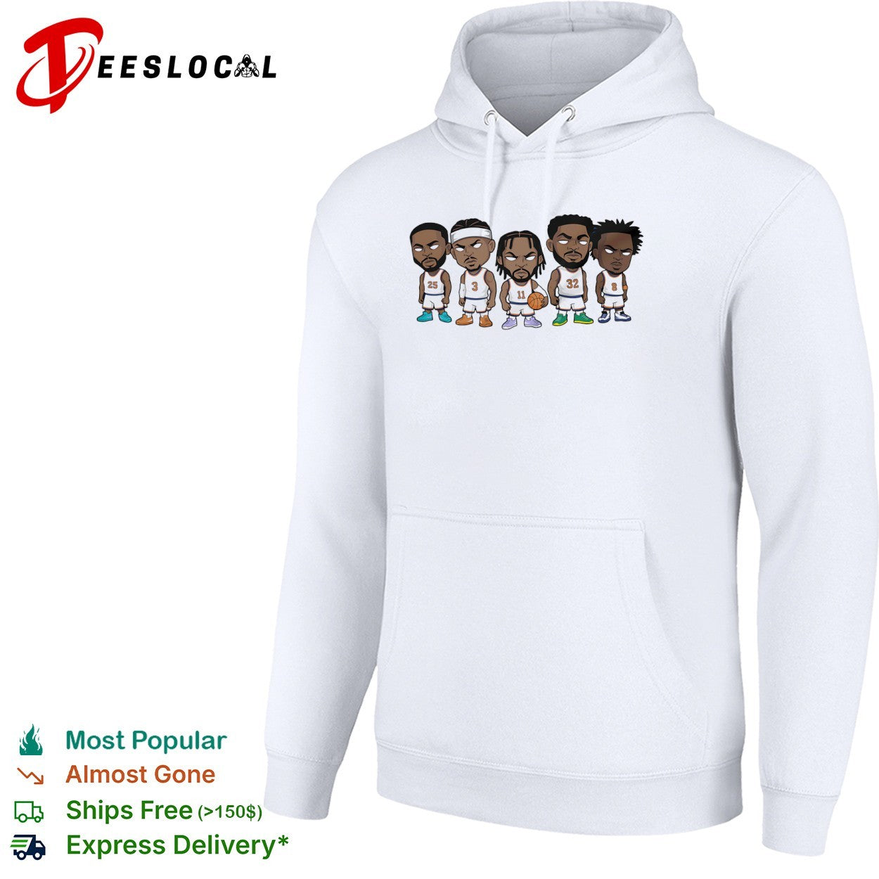 Mikal Bridges Josh Hart Jalen Brunson Karl Anthony Towns OG Anunoby New York Knicks shirt