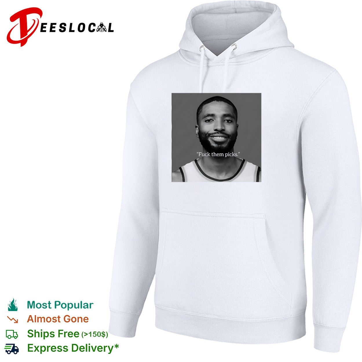 Mikal Bridges New York Knicks NBA Fuck them picks shirt