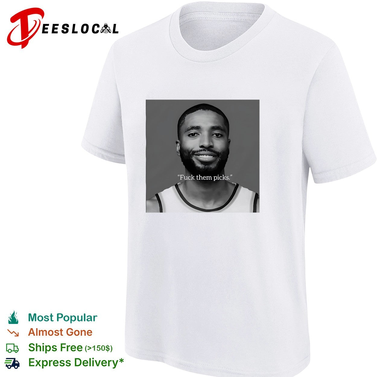 Mikal Bridges New York Knicks NBA Fuck them picks shirt
