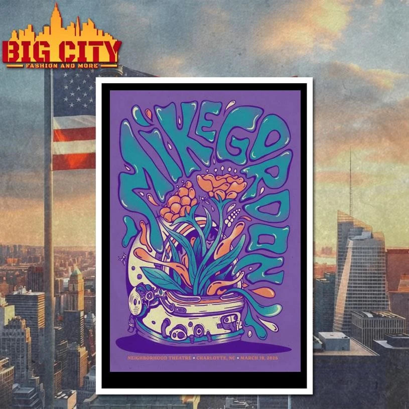 Mike Gordan Charlotte NC On March 19 2026 Poster Shirt