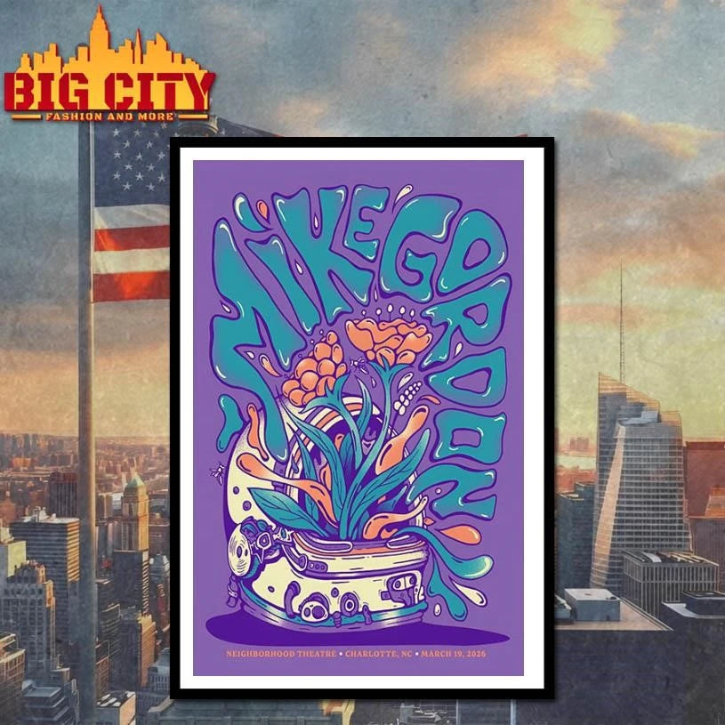 Mike Gordon 03.19.2026 Neighborhood Theatre Charlotte, NC Poster Shirt