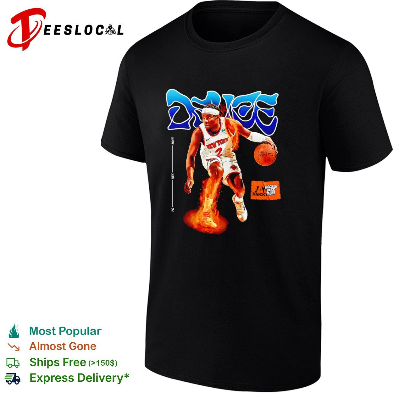 Miles McBride New York Knicks NBA graphic shirt