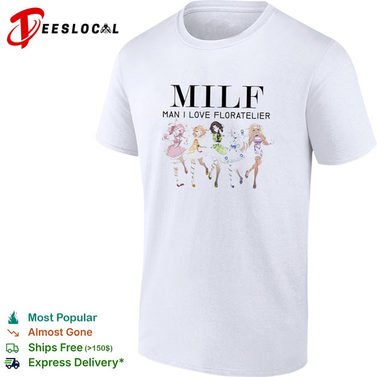 Milf Man I Love Floratelier Anime Five Characters Floral Shirt