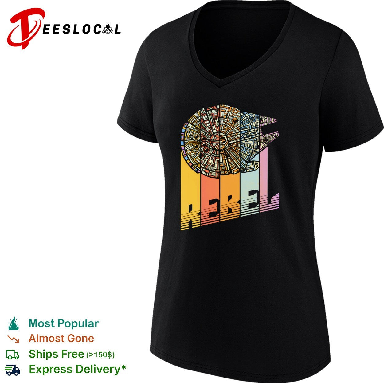 Millennium Falcon Rainbow shirt