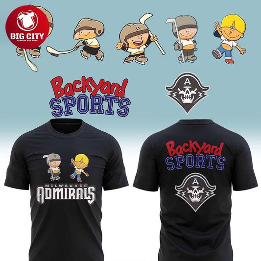 Milwaukee Admirals Backyard Sports Night 2026 Celebrate Two Sided Shirt
