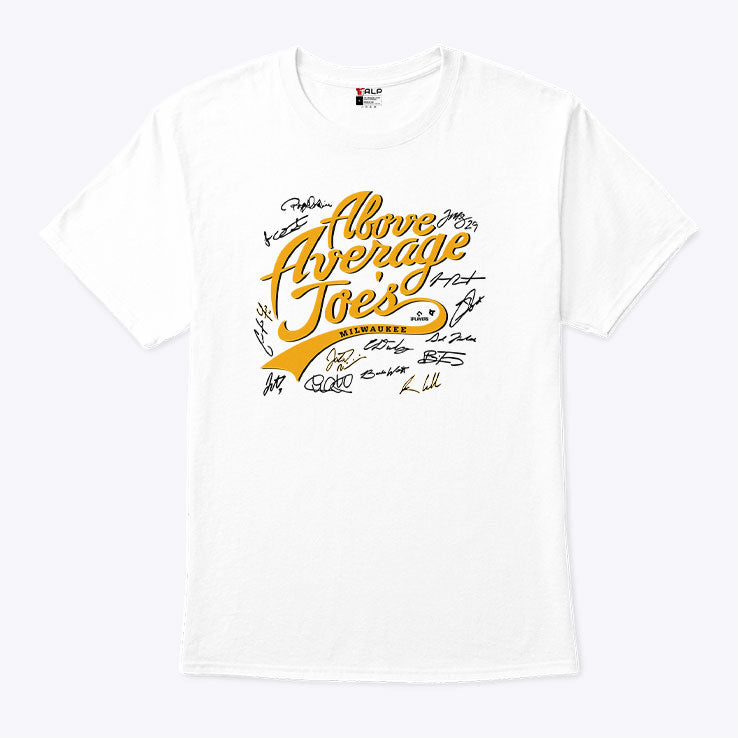 Milwaukee Baseball The Above Average Joes Players Signatures T Shirt