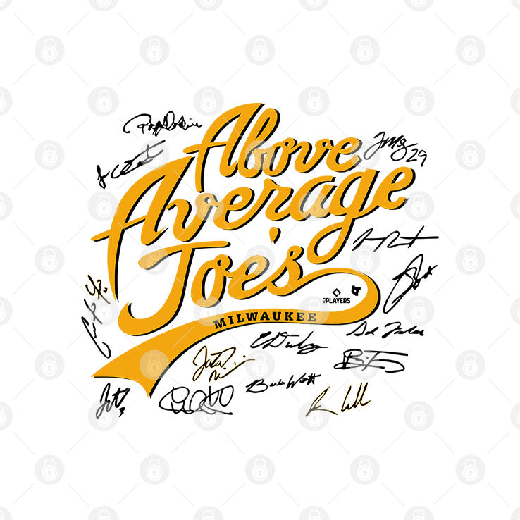 Milwaukee Baseball The Above Average Joes Players Signatures T Shirt