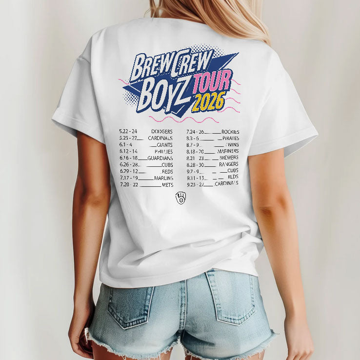 Milwaukee Brewers Brew Crew Boyz Tour 2026 Shirt
