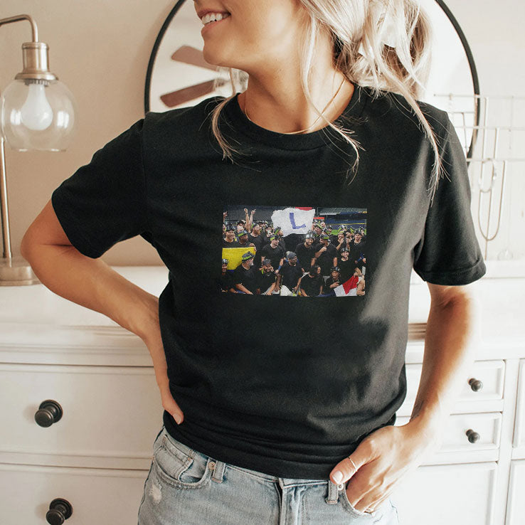 Milwaukee Brewers Flying The L Flag T Shirt