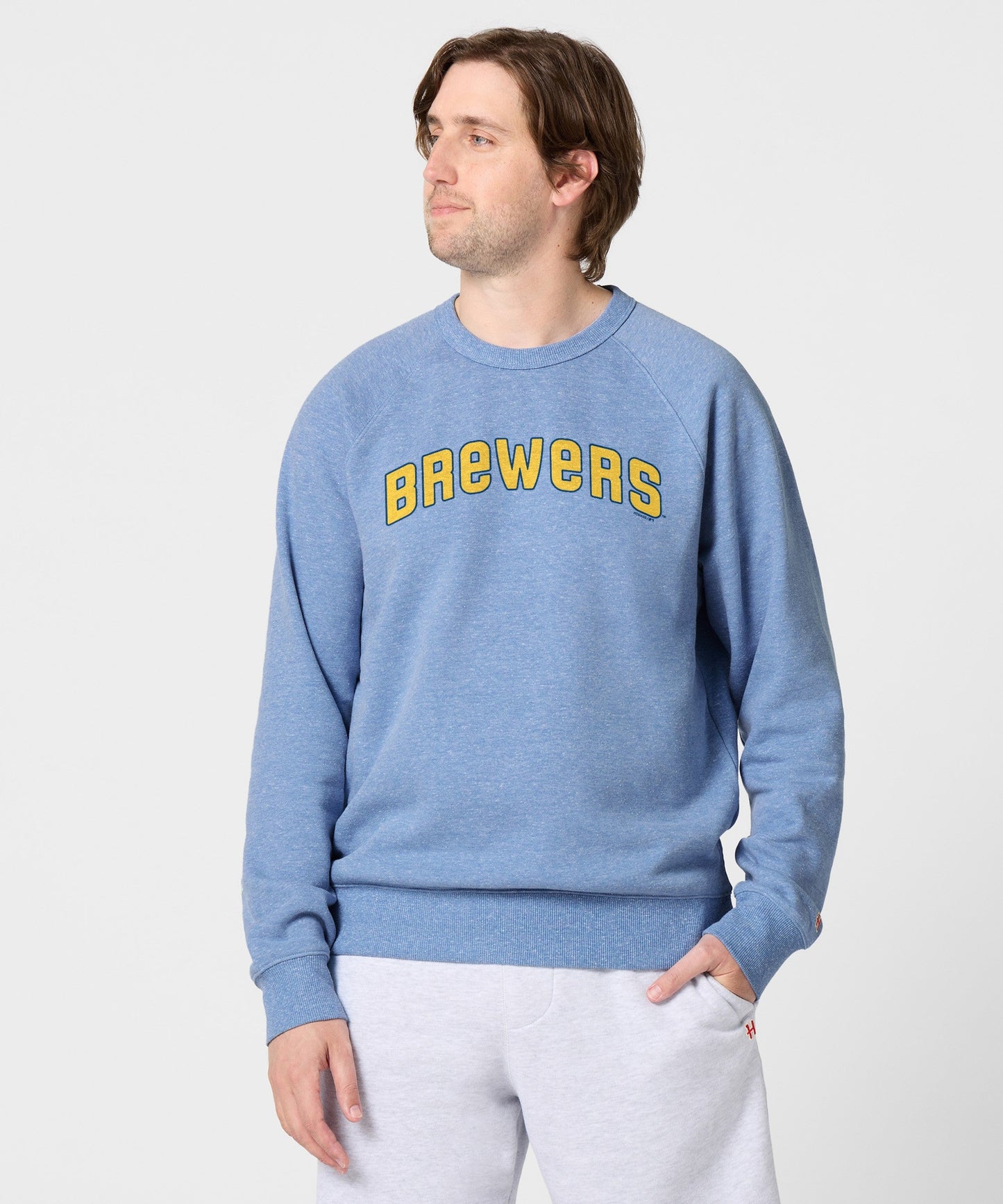 Milwaukee Brewers Jersey Logo '70 Crewneck