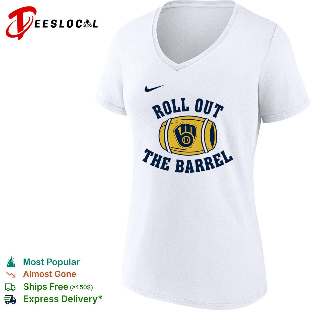 Milwaukee Brewers Roll Out The Barrel Major League Baseball shirt