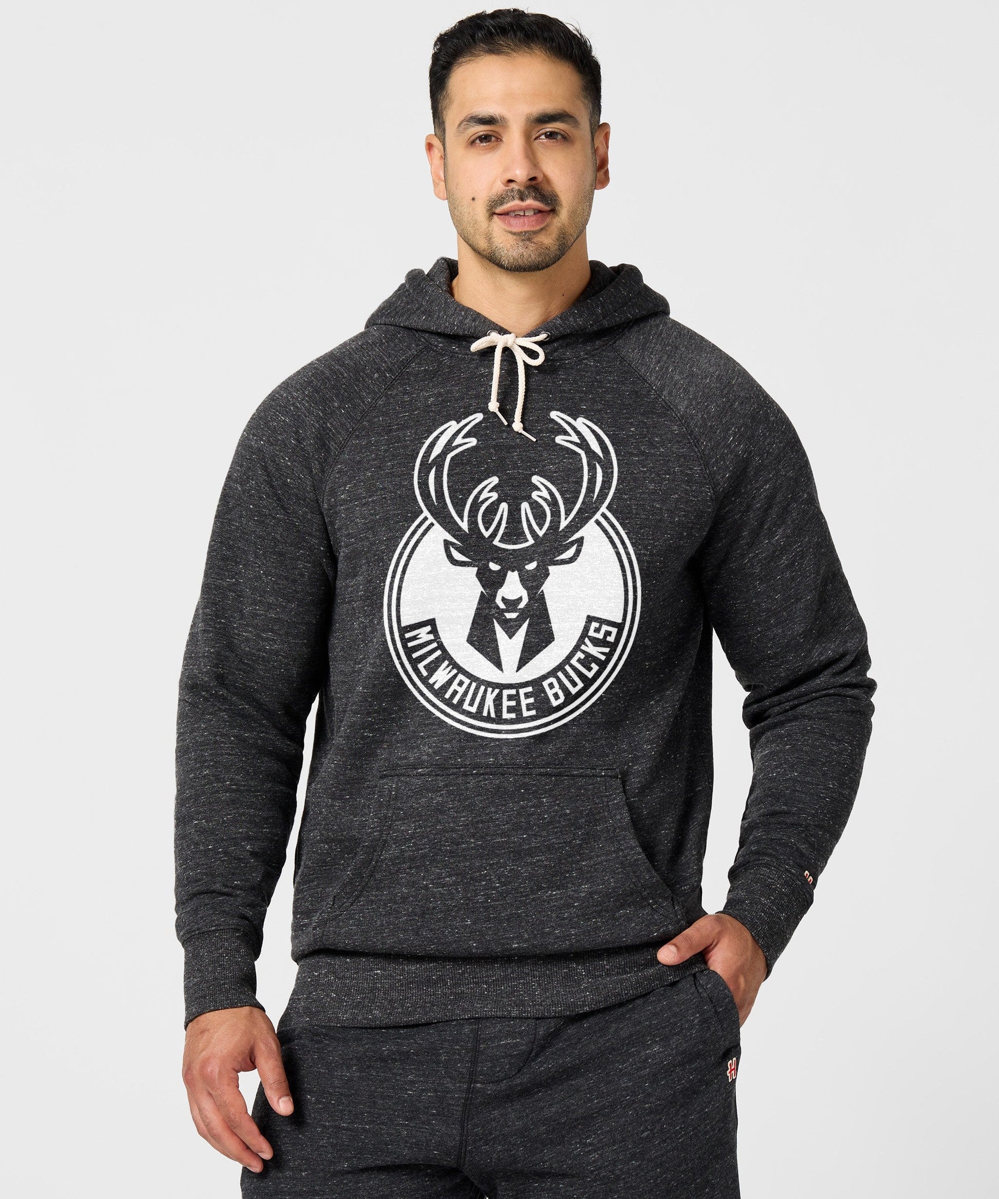 Milwaukee Bucks Blacktop Logo Hoodie