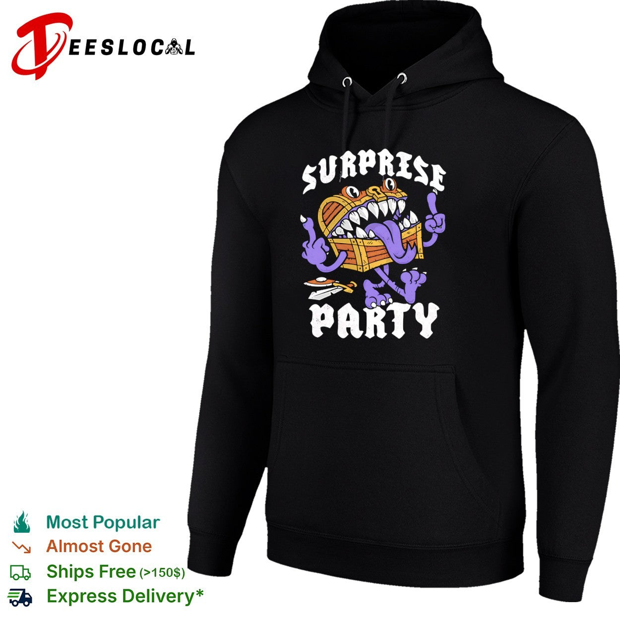 Mimic from Dungeons and Dragons Surprise Party shirt