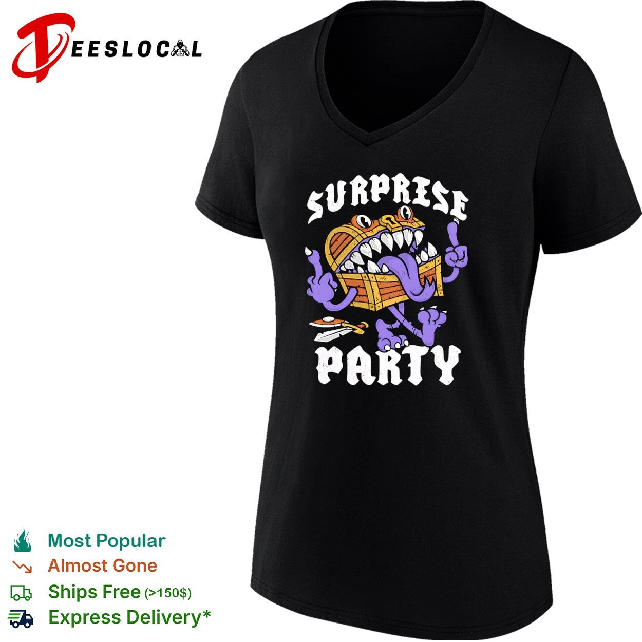 Mimic from Dungeons and Dragons Surprise Party shirt