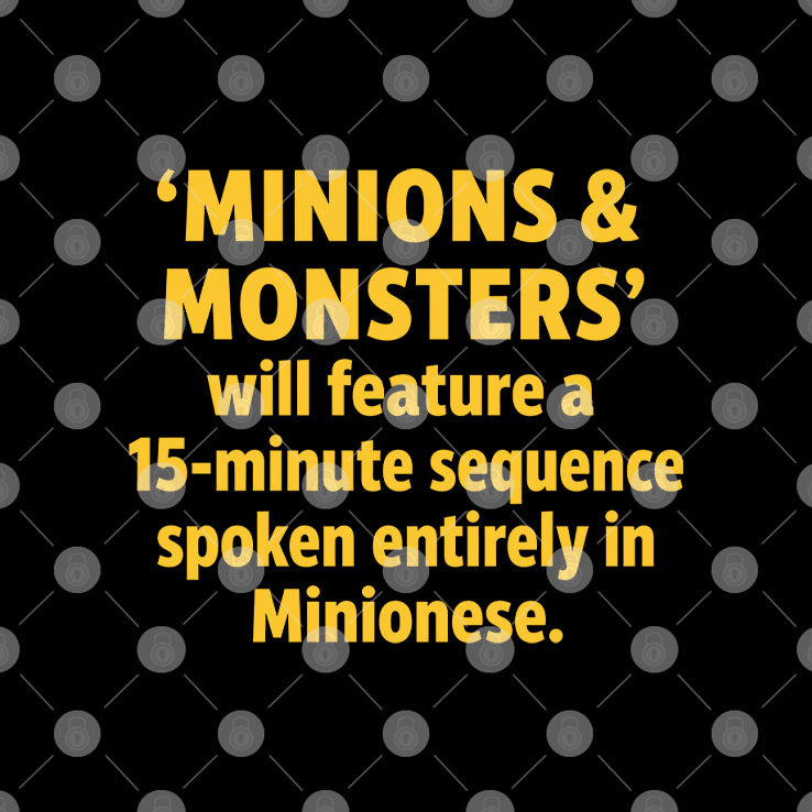 Minions & Monsters 15-Minute Minionese Sequence T Shirt