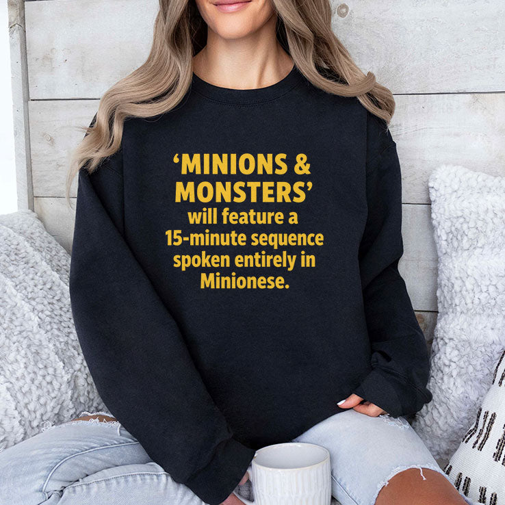 Minions & Monsters 15-Minute Minionese Sequence T Shirt