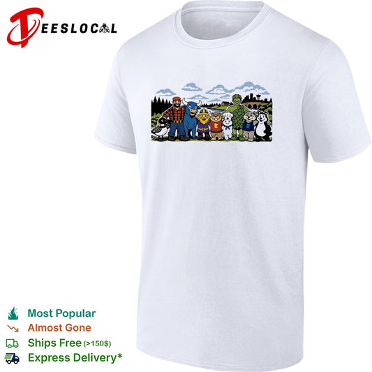 Minnesota Mascot Minneapolis Cityscape Icon shirt