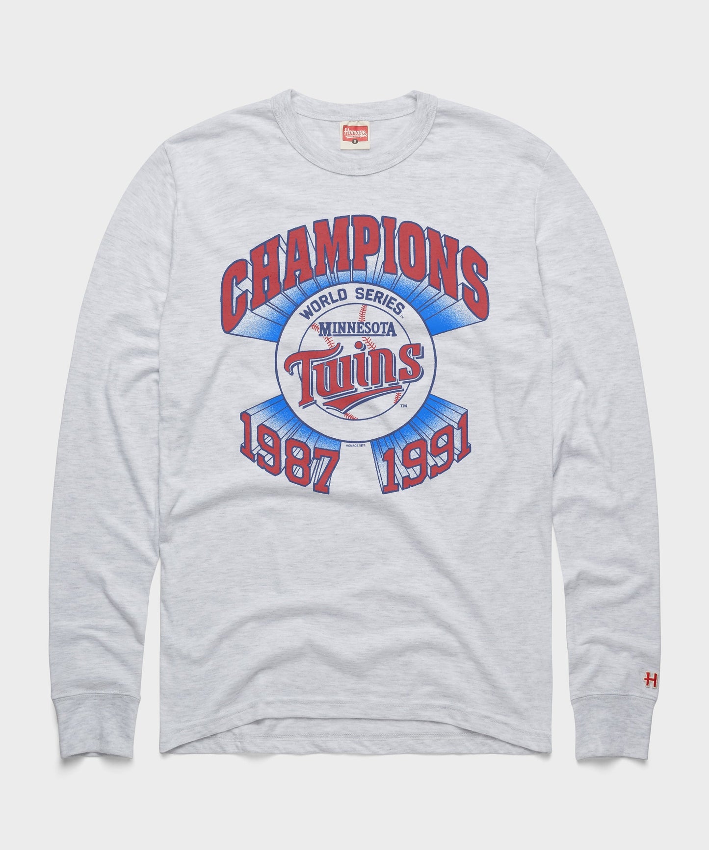 Minnesota Twins World Series Champs Long Sleeve Tee