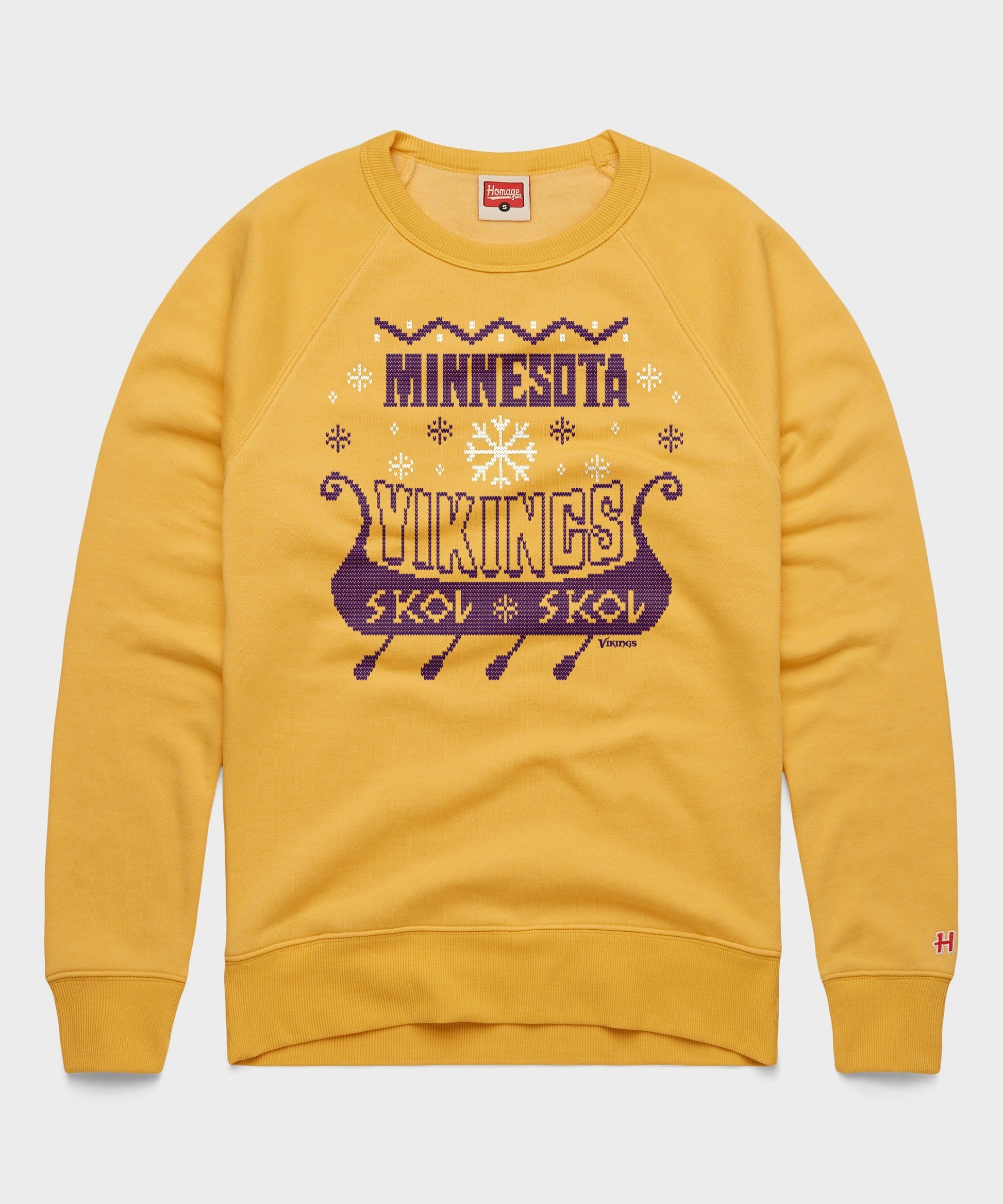 Minnesota Vikings Holiday Crewneck