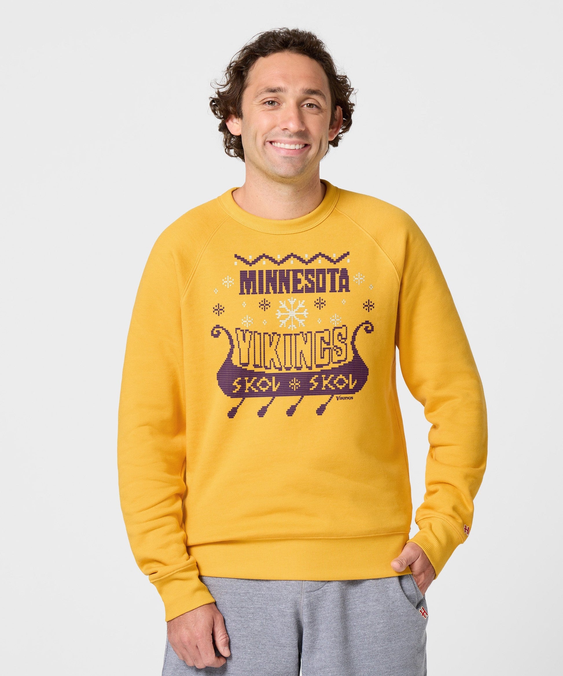 Minnesota Vikings Holiday Crewneck
