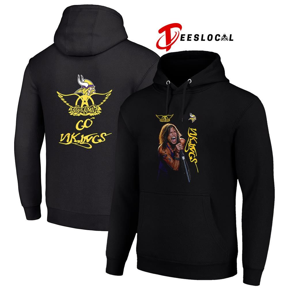 Minnesota Vikings x Aerosmith graphic shirt