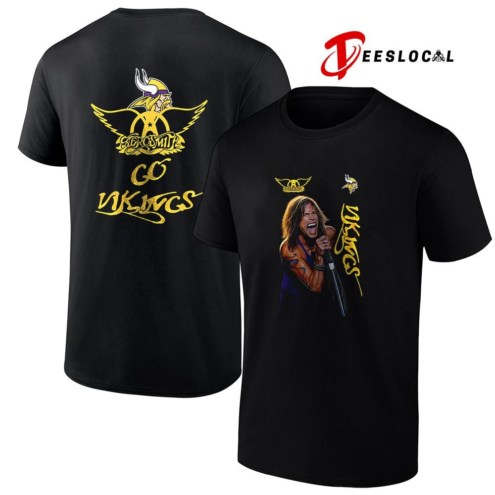 Minnesota Vikings x Aerosmith graphic shirt