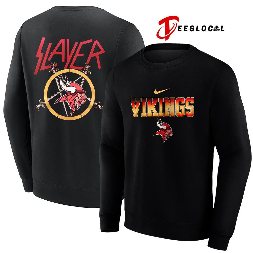 Minnesota Vikings x Slayer logo shirt