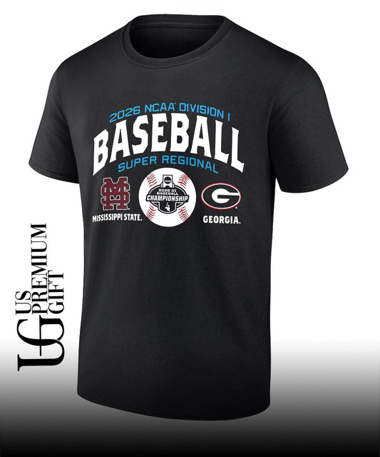 Mississippi State Bulldogs Georgia Bulldogs 2026 NCAA Division I Baseball Super Regional shirt