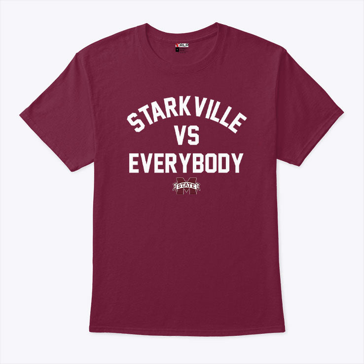 Mississippi State Bulldogs Starkville Vs Everybody T Shirt
