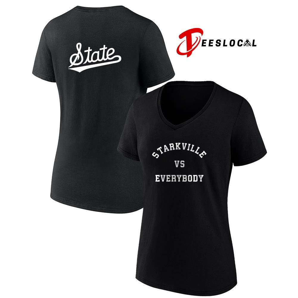 Mississippi State Bulldogs Starkville vs everybody graphic shirt