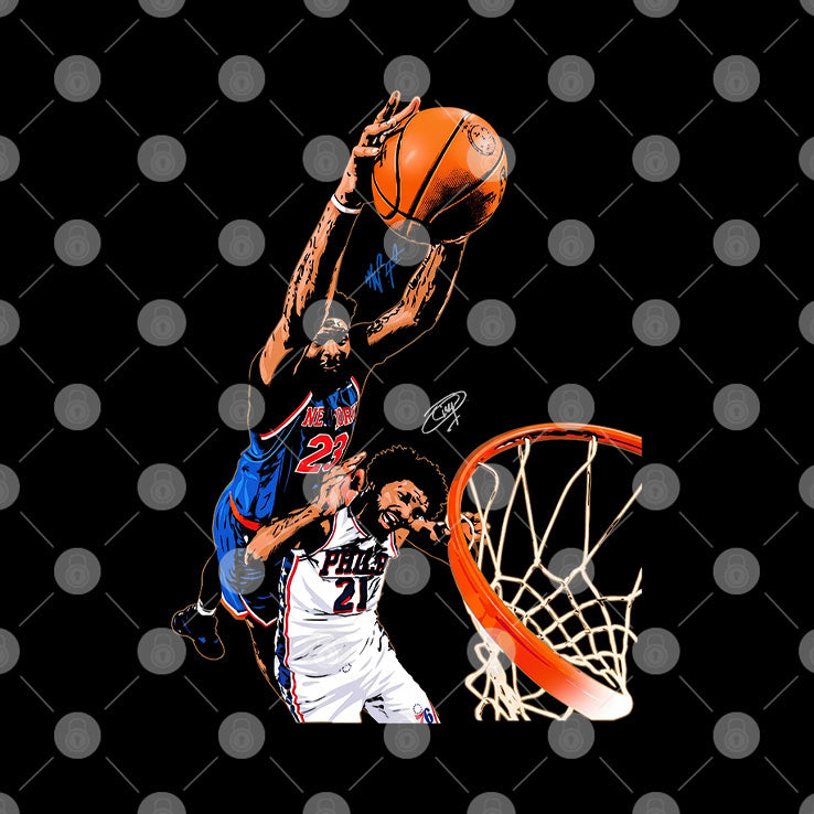 Mitchell Robinson Dunk Joel Embiid Tee