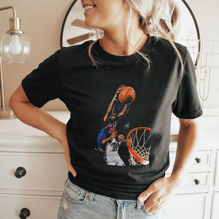 Mitchell Robinson Dunk Joel Embiid Tee