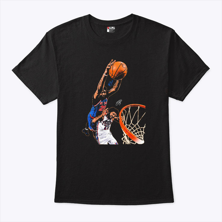 Mitchell Robinson Dunk Joel Embiid Tee
