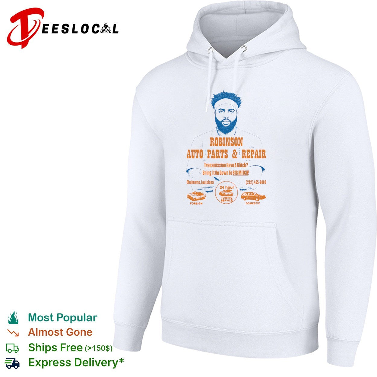 Mitchell Robinson New York Knicks Auto Parts and Repair shirt