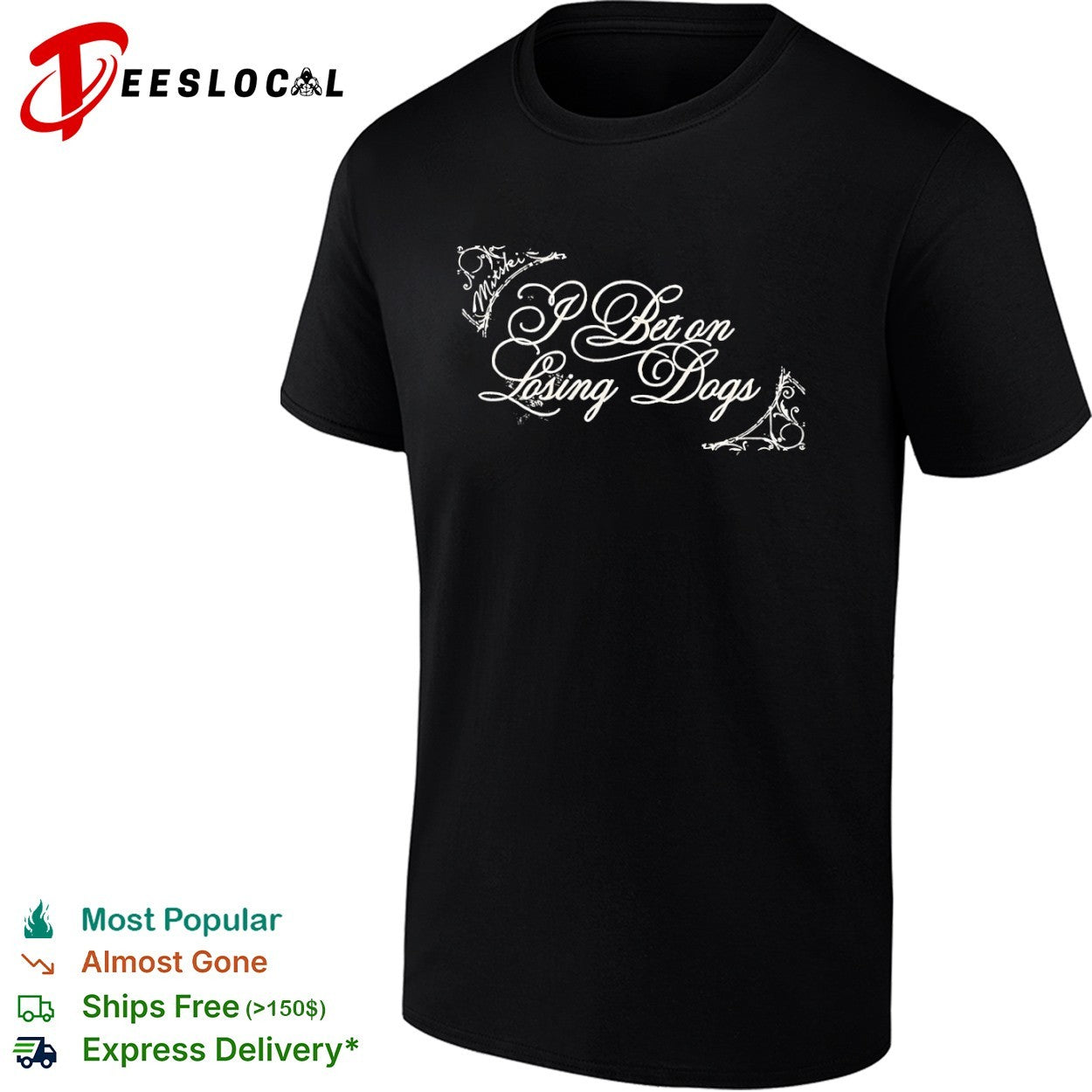 Mitski I Bet on Losing Dogs Lyrics Music shirt