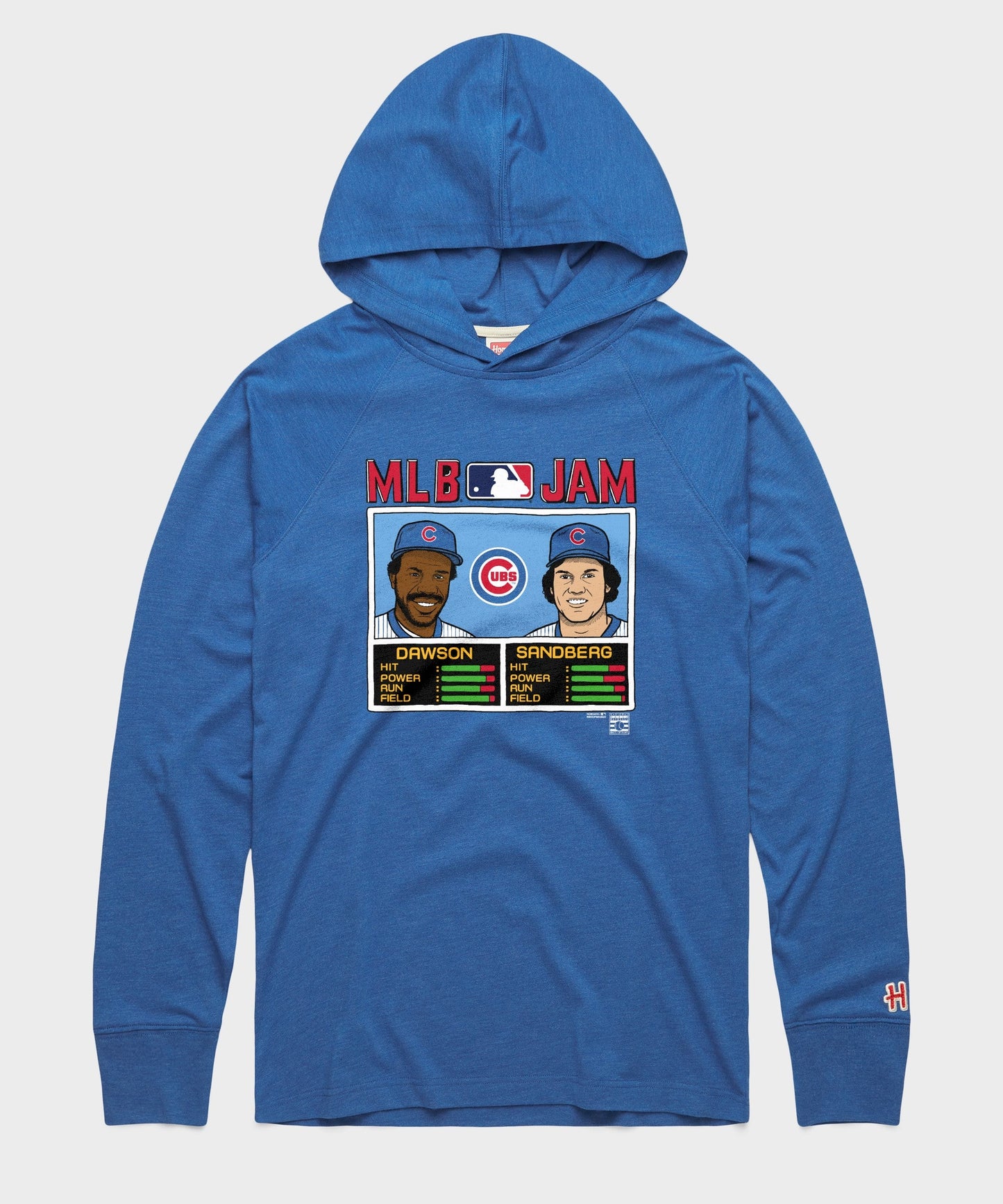 MLB Jam Cubs Dawson And Sandberg Lightweight Hoodie