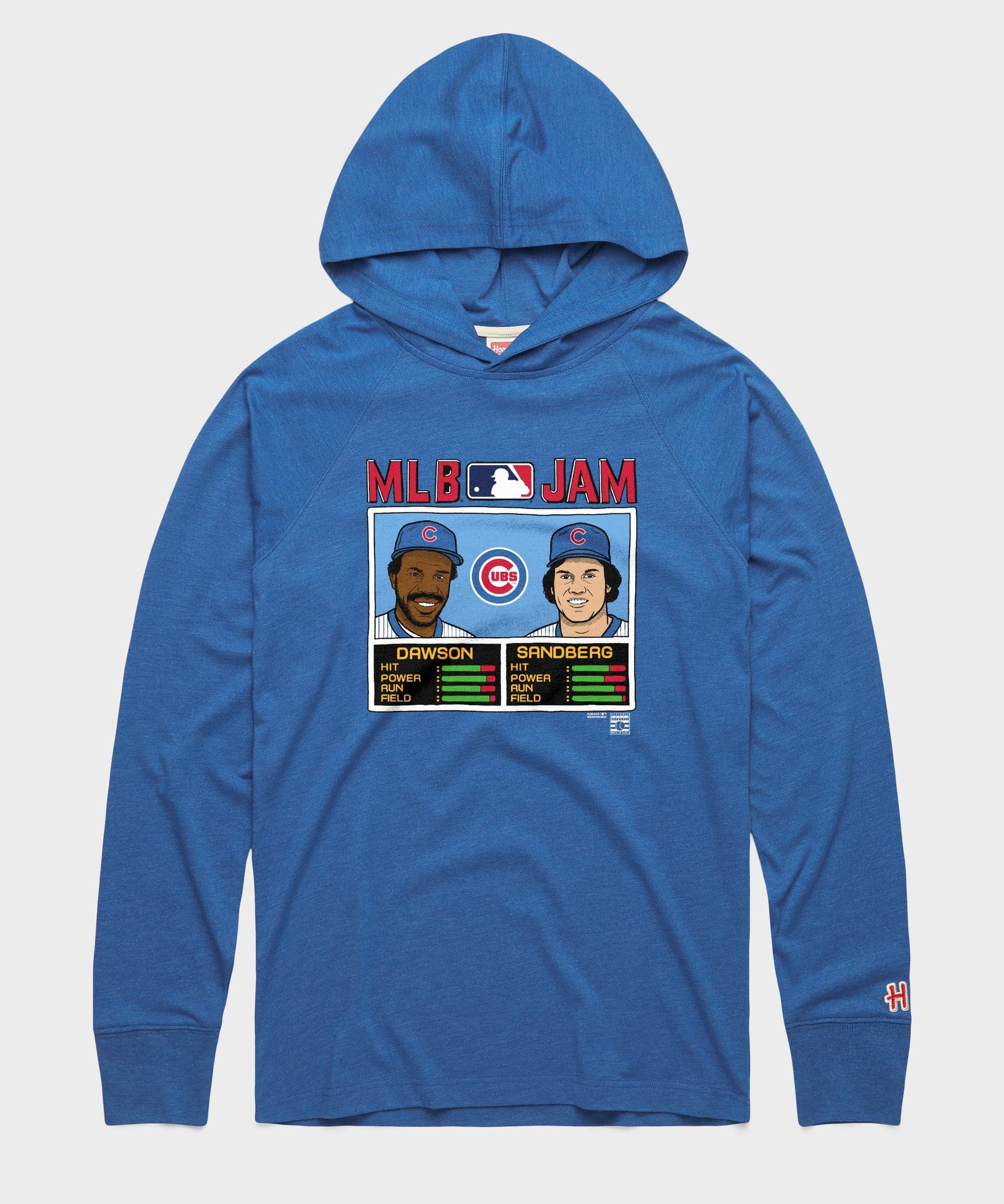 MLB Jam Cubs Dawson And Sandberg Lightweight Hoodie