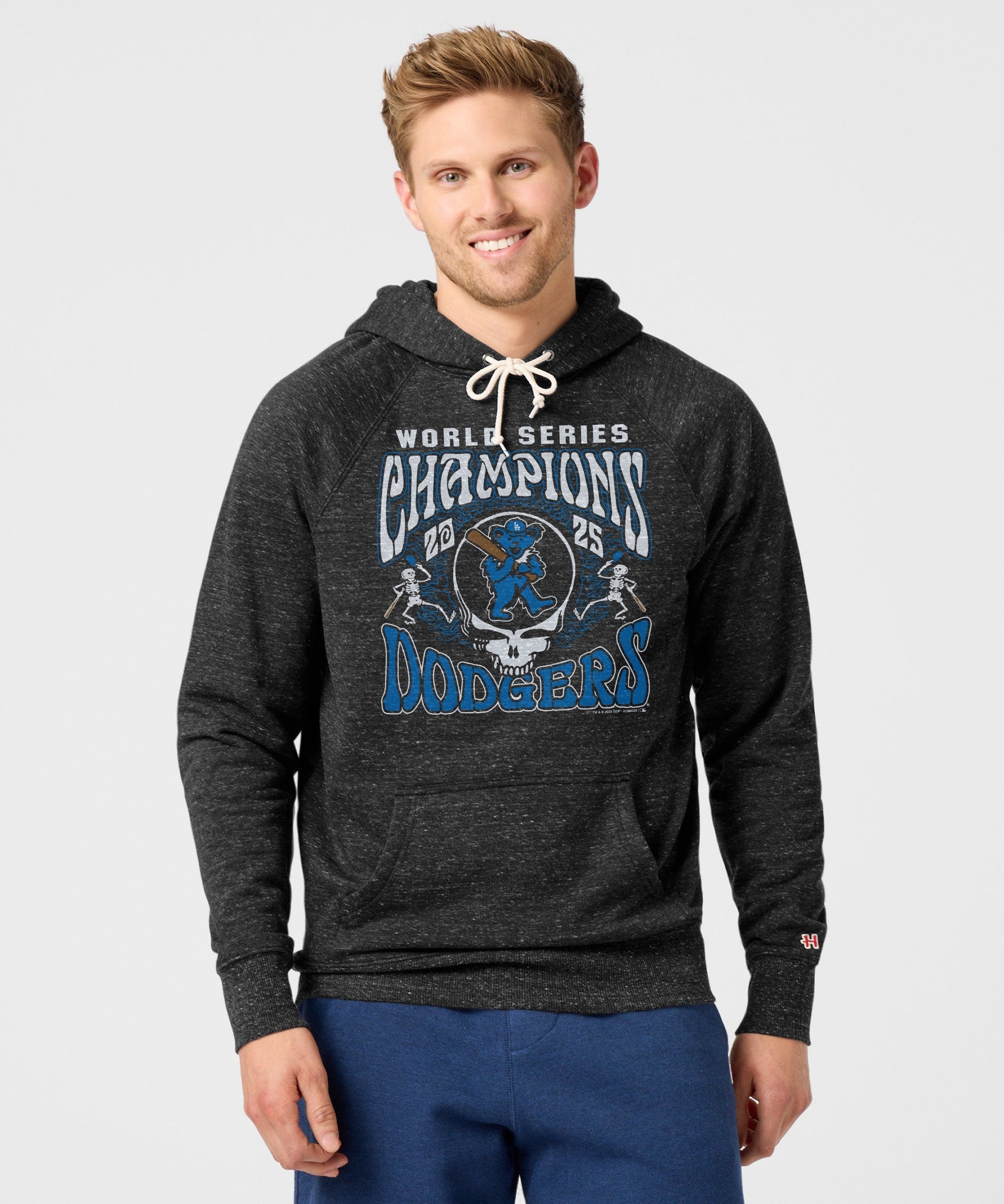 MLB x Grateful Dead x Dodgers World Series Champions 2025 Hoodie