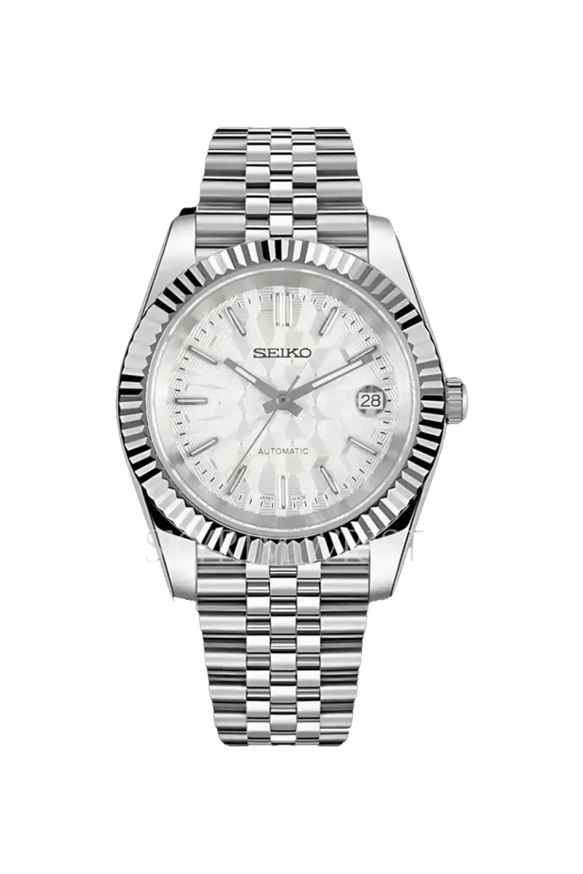 Mod Datejust Mosaic White