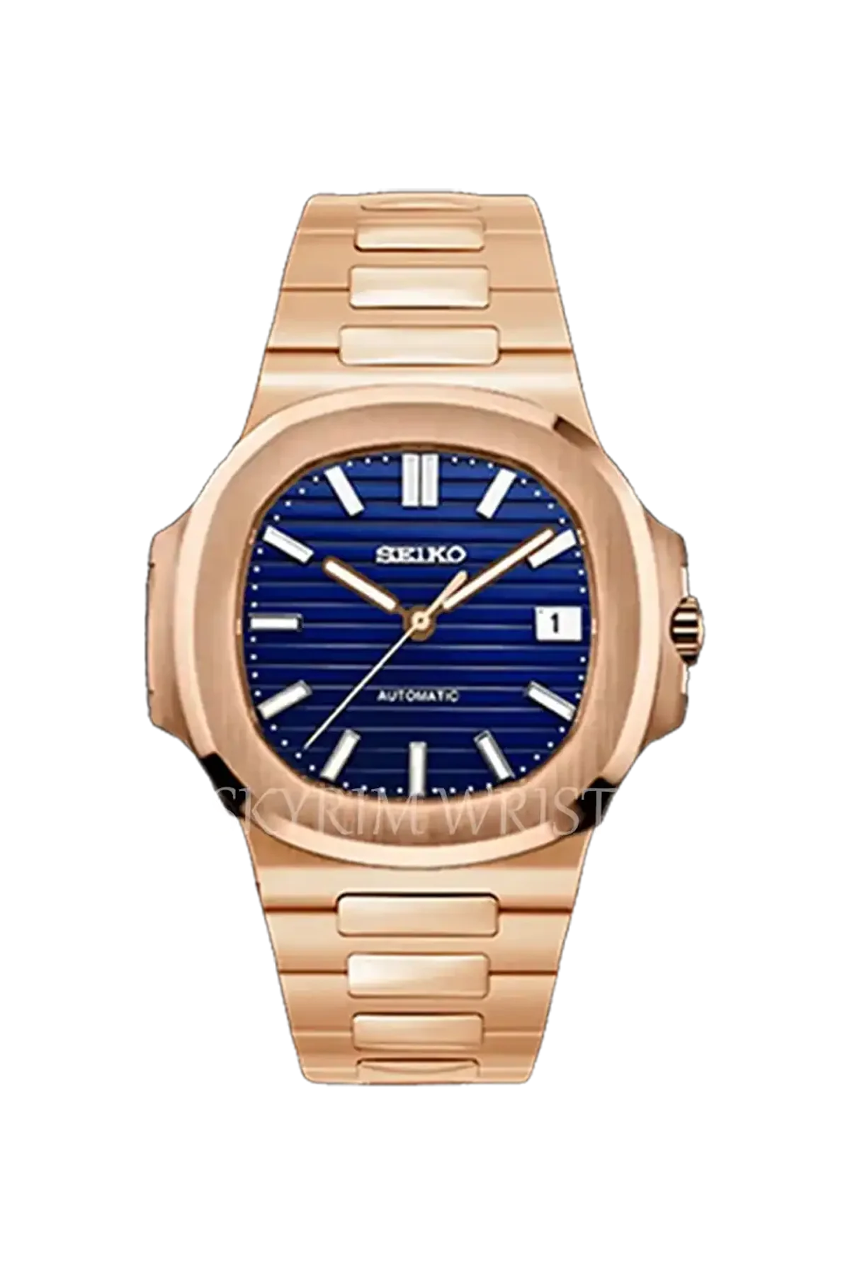 Mod Nautilus Rose Gold Blue